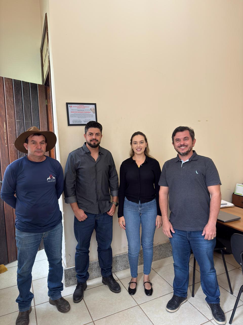 Reunião com prefeito de Bonfim-MG