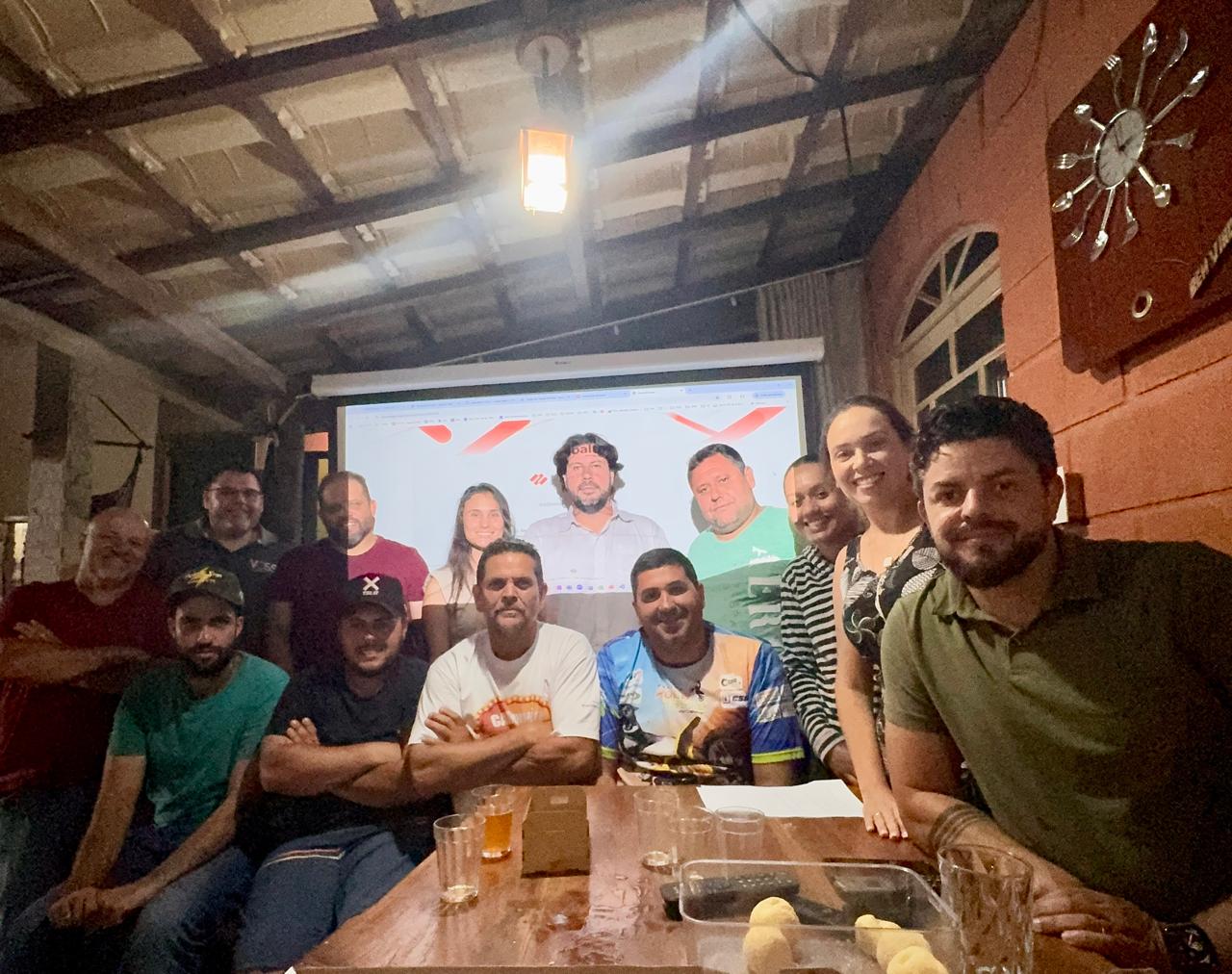 Reunião com fundadores do Clube do Cavalo